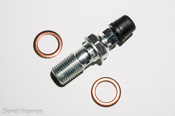 Banjo Bolt w/Bleeder - 1 Line - M10 x 1.0 (Brembo)