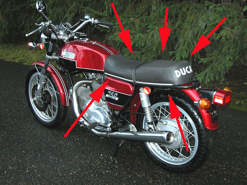 Seat Cover - 750 GT