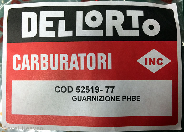 Dellorto PHBE Seal Kit