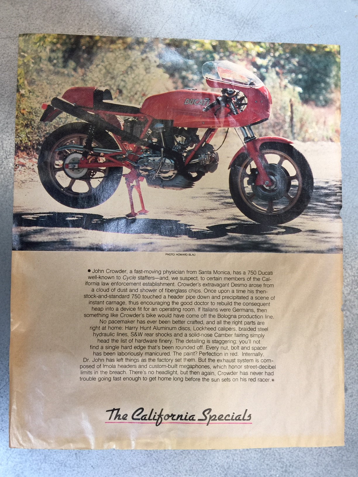 Brochure: 750 California Specials
