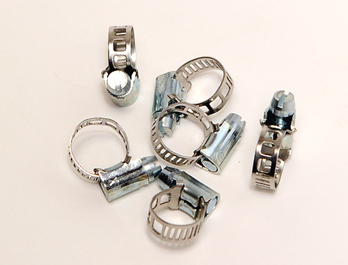 Fuel Hose Clamps - QTY 6 - 5mm Wide