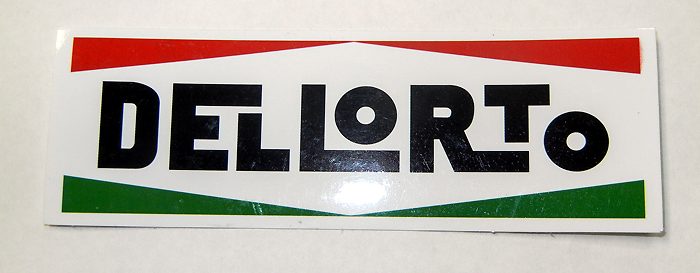Sticker: Dellorto Skinny Logo