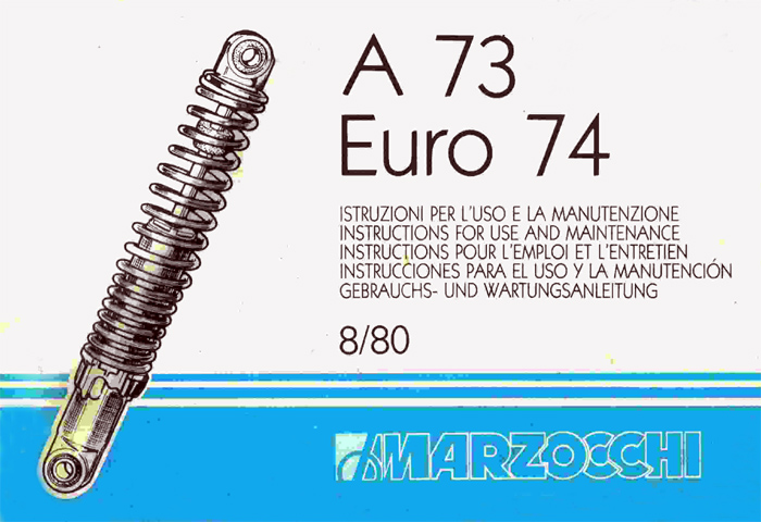 Marzocchi 73-74 Shock Workshop Manual - Digital