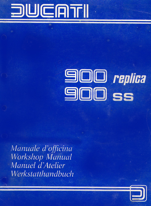 Ducati MHR & 900SS Workshop Manual 1982 - Digital
