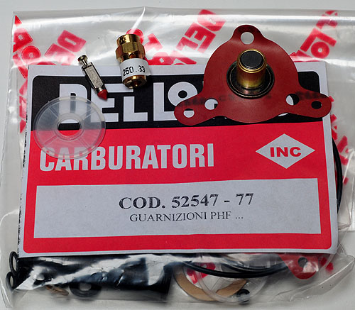All the soft bits inside your carb are in this kit