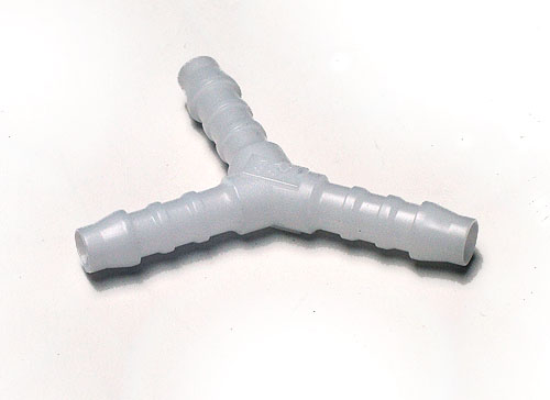 1/4" Plastic "Y" Fitting For Fuel Hose