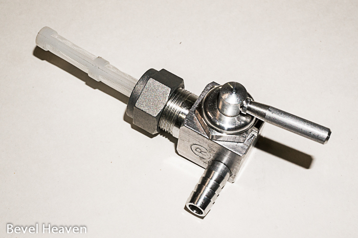 Fuel Tap - 16 x 1.0 Sq. Left Outlet