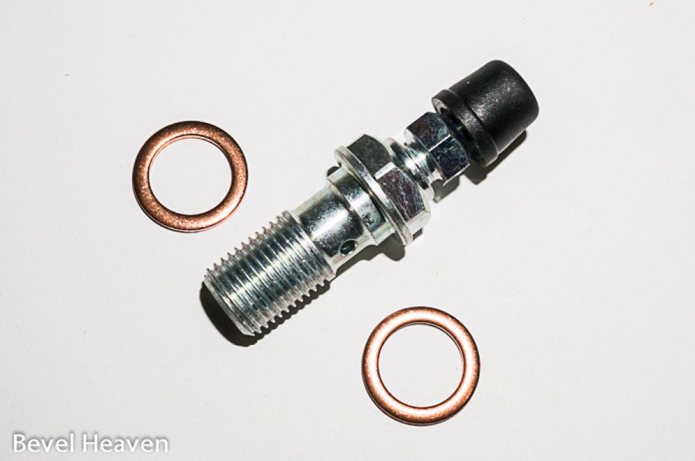 Banjo Bolt w/Bleeder - 1 Line - M10 x 1.0 (Brembo)