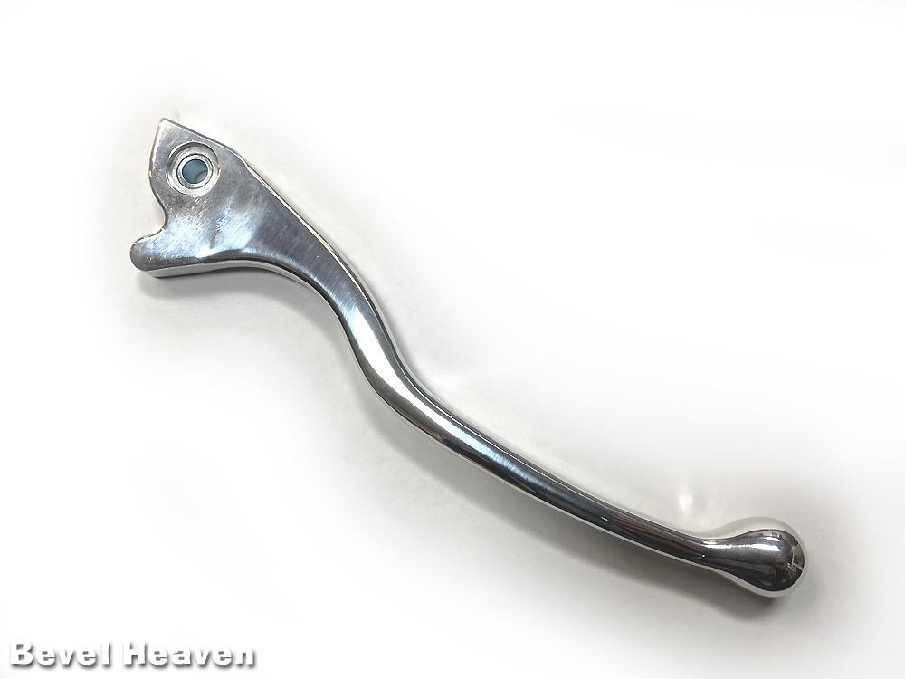 Brake Lever for LRD Master Cylinders - Silver Dogleg [round resv]