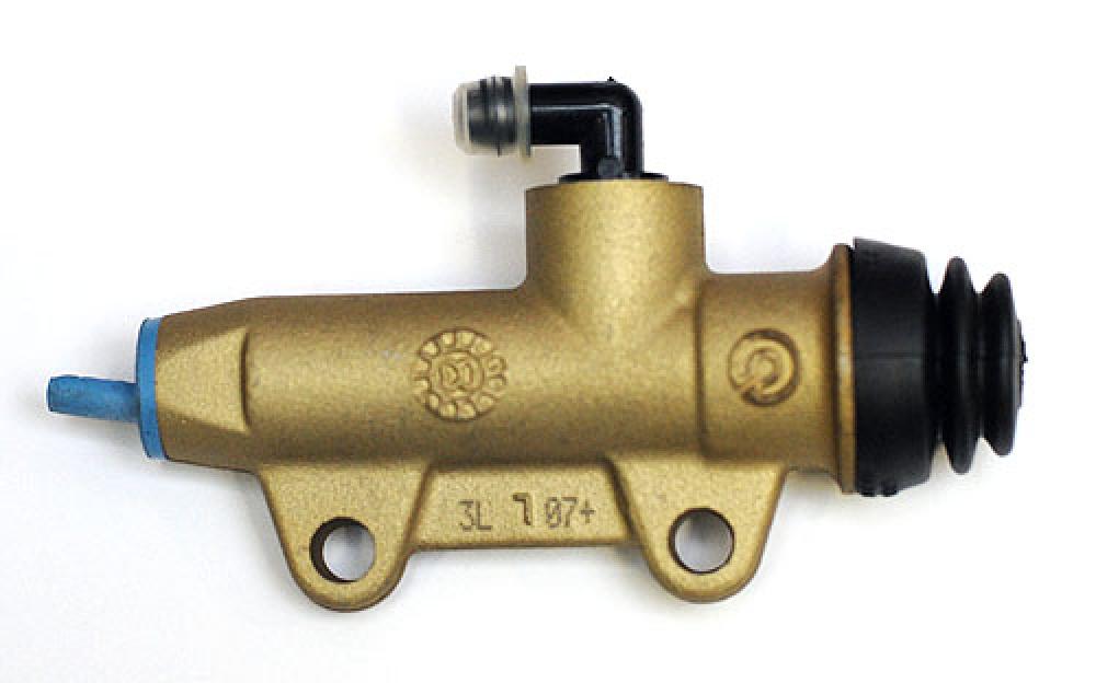 Master Cylinder - Brembo Rear Brake 11mm - Gold Straight Outlet