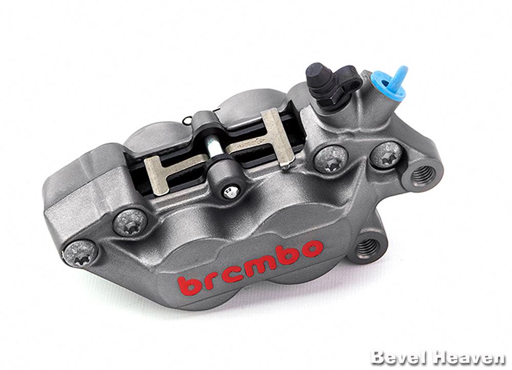 Brake Caliper Brembo 30/34 Red Logo Titanium Grey Right