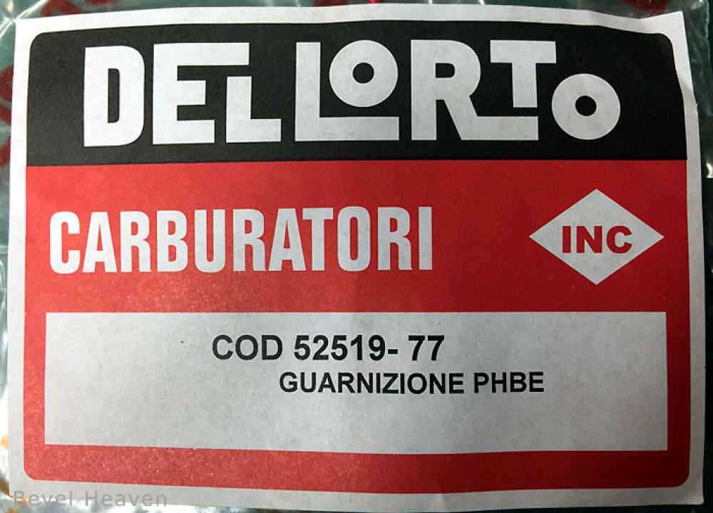 Dellorto PHBE Seal Kit