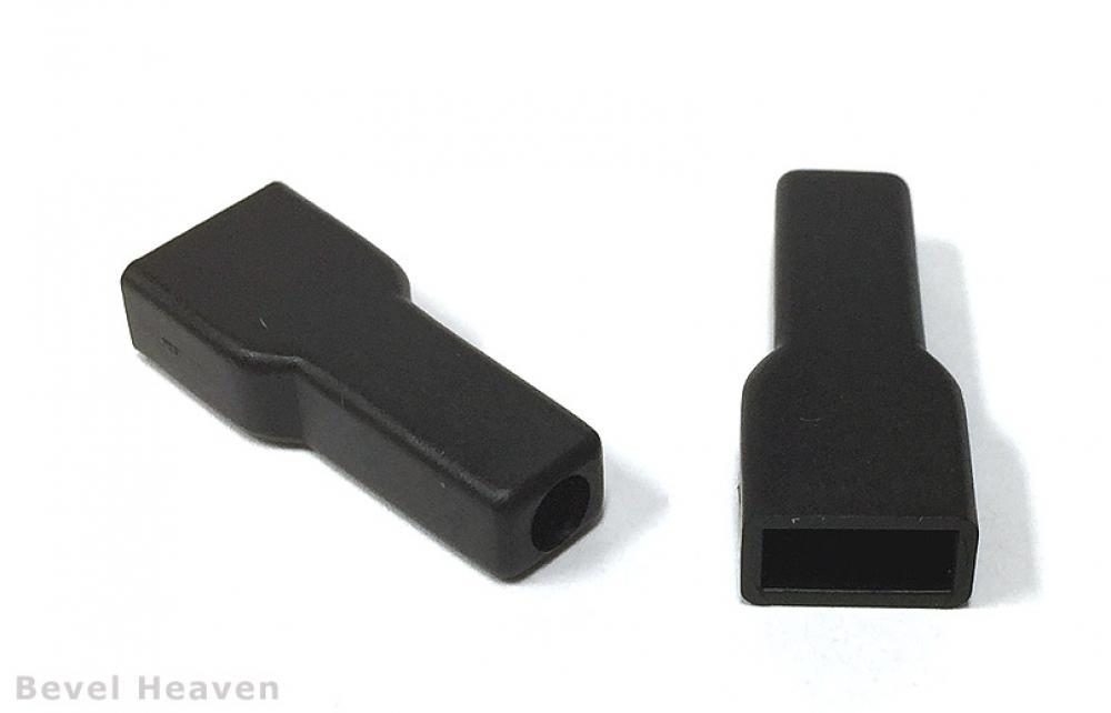 Spade Terminal Sleeve - Rigid Black