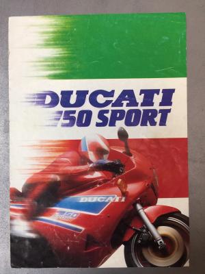 Brochure: 1990 Ducati 750 Sport