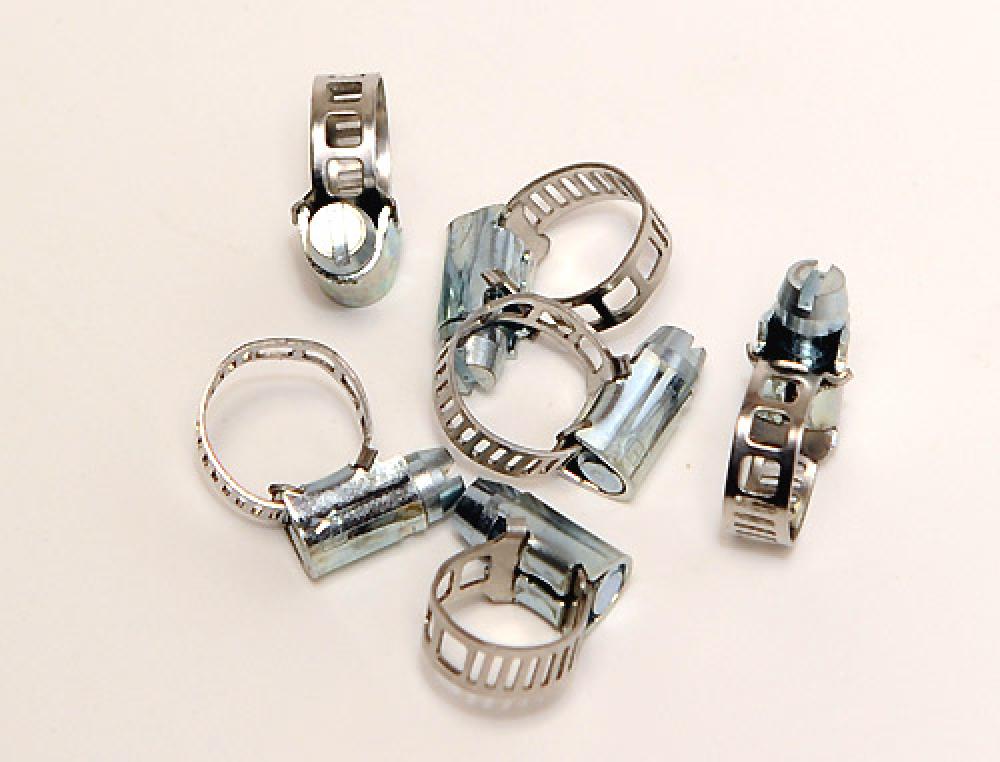 Fuel Hose Clamps - QTY 6 - 5mm Wide