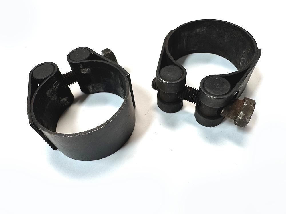 Exhaust Clamps - 45mm BLACK - Used