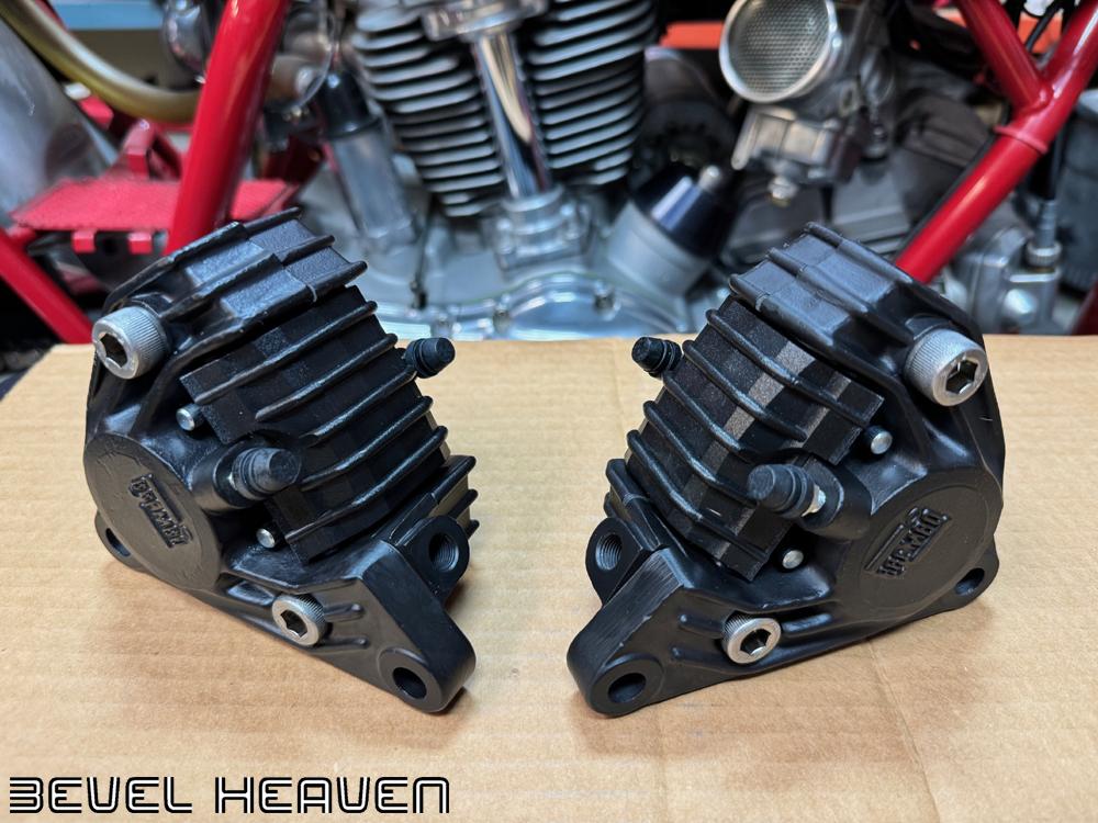 Brembo Early Halo Logo F08 Caliper Pair - Marzocchi - RESTORED