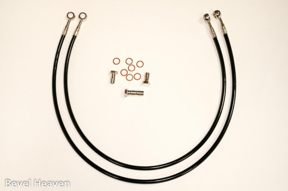 Stainless Steel Front Brake Line Kit - 750 Dual Brembo P108 Conversion