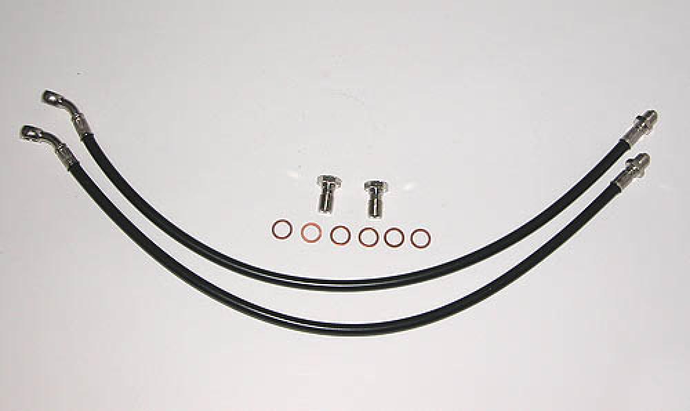 Stainless Steel Line - Splitter to Caliper [Front Of Forks]