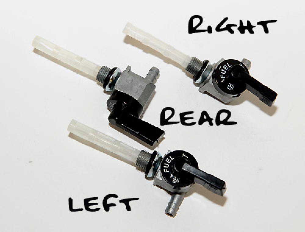 Fuel Tap - M10 x 1.0 - Right, Left & Rear Outlets