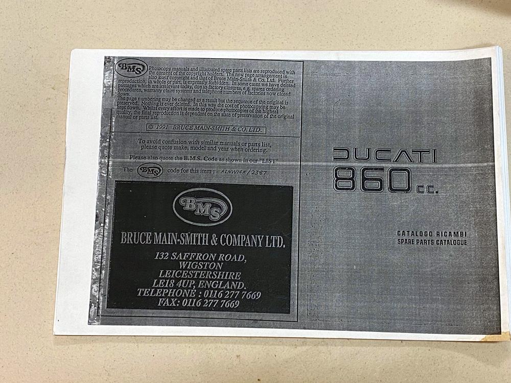 Parts Catalog - 860