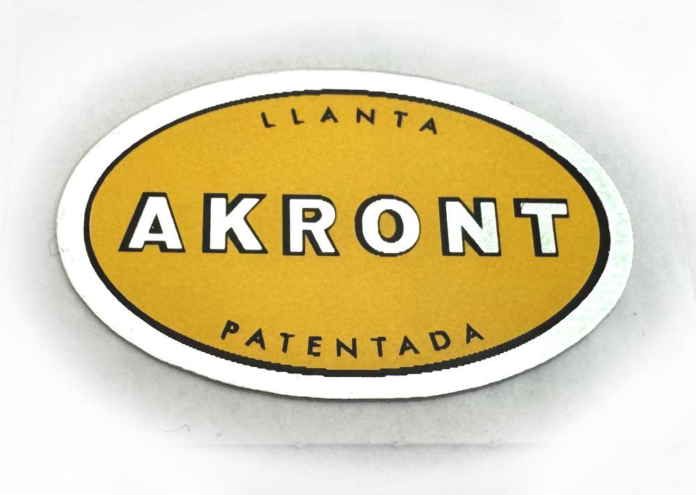Sticker: AKRONT : Yellow Red Or Green