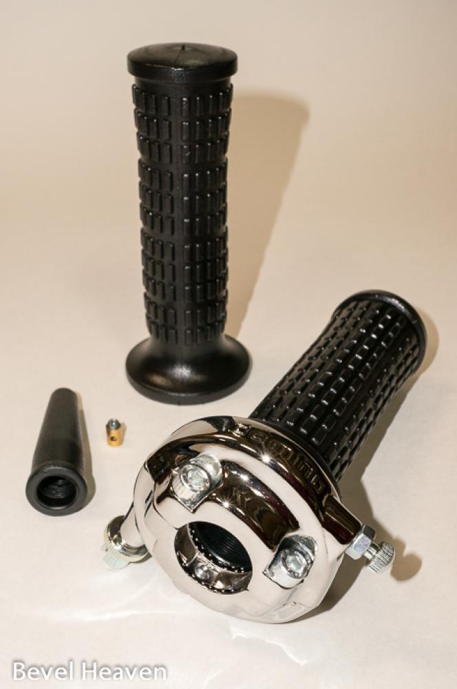 Throttle Assembly - Chrome Single Cable