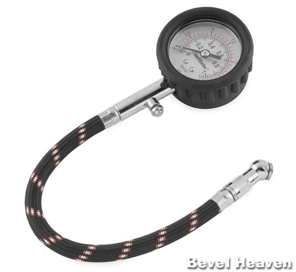 Tire Pressure Gauge 0-60 PSI - with rubber cover