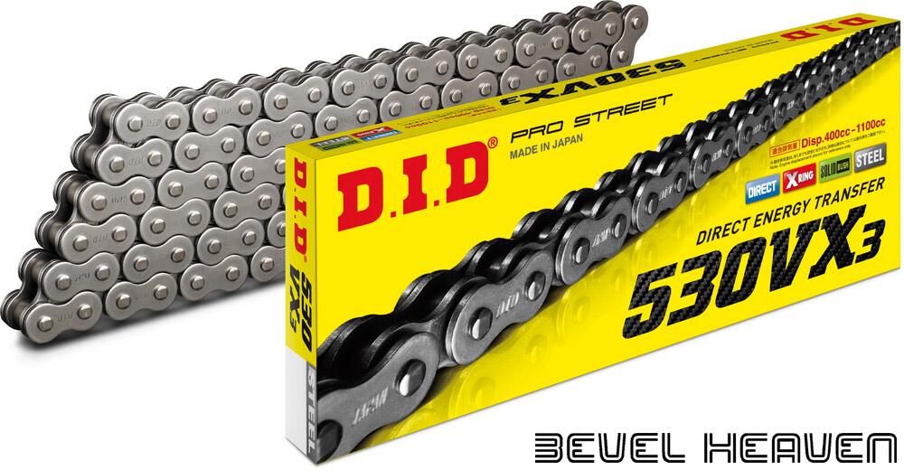Chain - DID 530VX3 Natural X-Ring 110 Pins