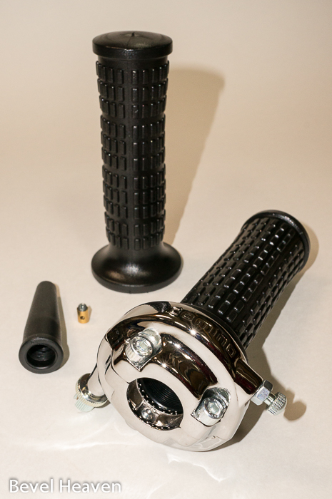 Throttle Assembly - Chrome Single Cable