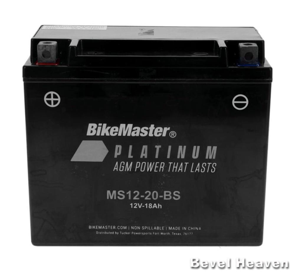 Battery - MS12-20-BS AGM - Electric Start Bevel Drive Twins