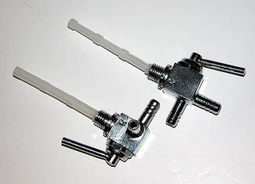Fuel Tap Set - Brev-Orlandi [12mm x 1.5] Dual Outlet - 900SS, 750GT/S etc