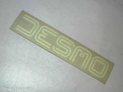 Sticker: DESMO 18mm x 98mm