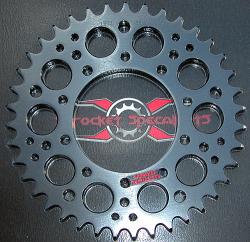 530 Rear Aluminum Sprocket - Hard Anodized - Bevel Twins - Various # Teeth