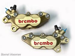 Brake Caliper Brembo 30/34 Red Logo Goldline PAIR
