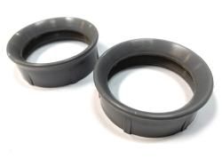 18mm Grey Plastic Trumpet Pair - PHF