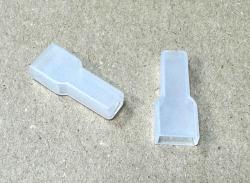 Spade Terminal Sleeve - Rigid Clear