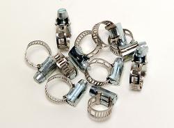Fuel Hose Clamps - QTY 10 - 5mm Wide