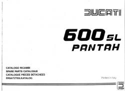 Ducati 600SL Pantah Spare Parts Catalog - Digital