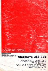 Ducati 350-650 Alazzurra Spare Parts Catalog - Digital