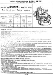 Dellorto SS1 Manual - Digital