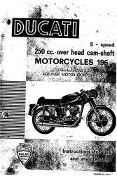 Ducati 250 narrow case OHC Owner Manual - Digital
