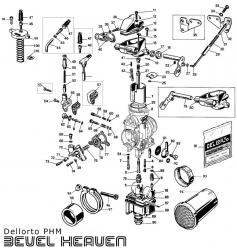 Dellorto PHM Parts Diagram - Digital