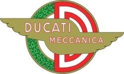 Sticker: Ducati Meccanica - 2.50" x 4.75" [63mm x 123mm]