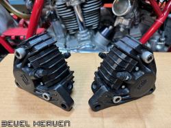Brembo Early Halo Logo F08 Caliper Pair - Marzocchi - RESTORED