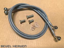 Stainless Steel Front Brake Line Kit - MC to 2x 30/34 Calipers