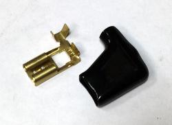 Spade Terminal & Cover - Flag Type 16-20 AWG