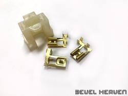 Spade Terminal Kit - H4 Flag Connectors