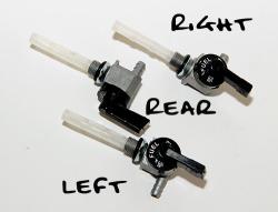 Fuel Tap - M10 x 1.0 - Right, Left & Rear Outlets