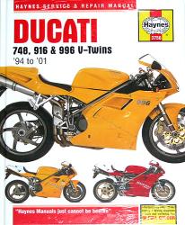 Workshop Manual - 748, 916, 996 V-Twins '94-'01